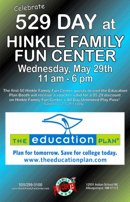 529 Day at Hinkle Family Fun Center!